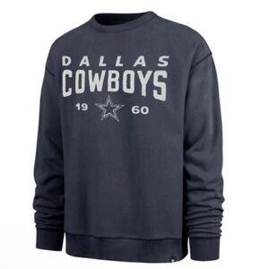 Men's‎ Dallas Cowboys Vintage Distressed Midnight Crewneck Shirt MSRP $95 NWT M